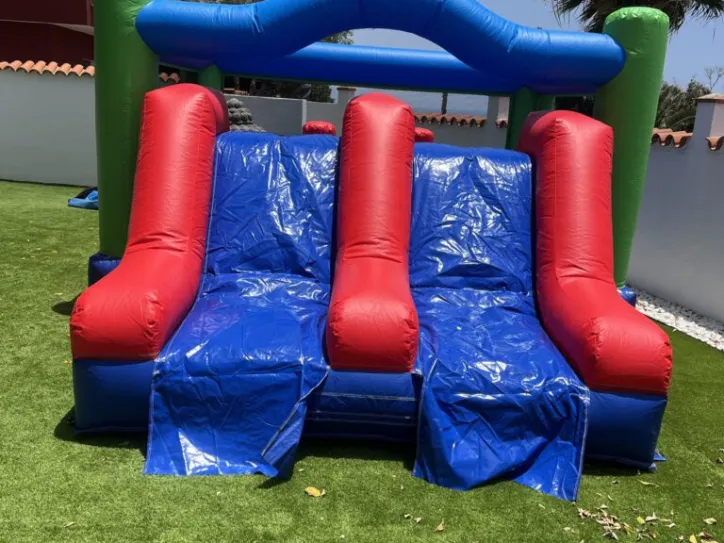 Castillo Hinchable Doble Tobogán en Guadalajara